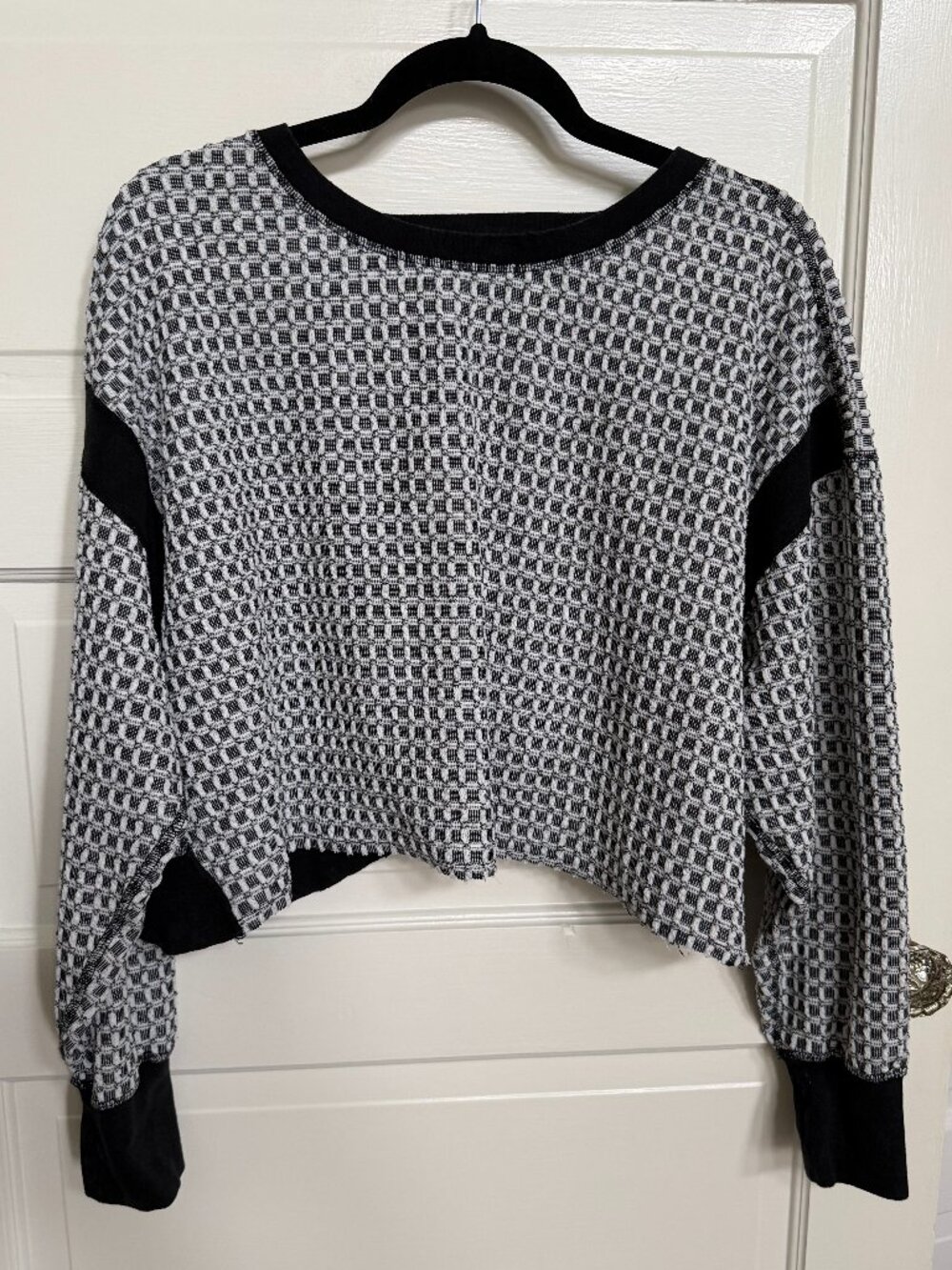 FP Movement My Time Textured Layer Reversible Black White XS